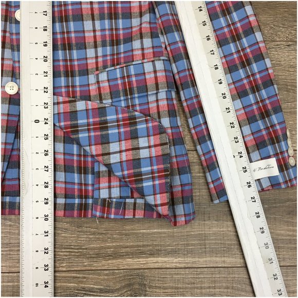 New Men's John W Nordstrom Blazer Sport Coat Two Button Cotton Sports Jacket 40R - Picture 12 of 12